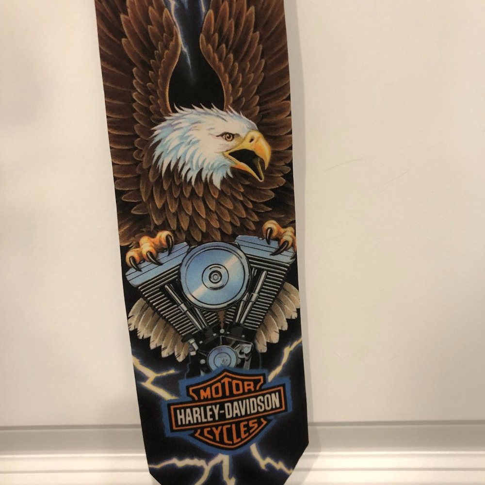HARLEY DAVIDSON TIE all of the HARLEY TIES are may RALPH MARLIN & CO for HARLEY